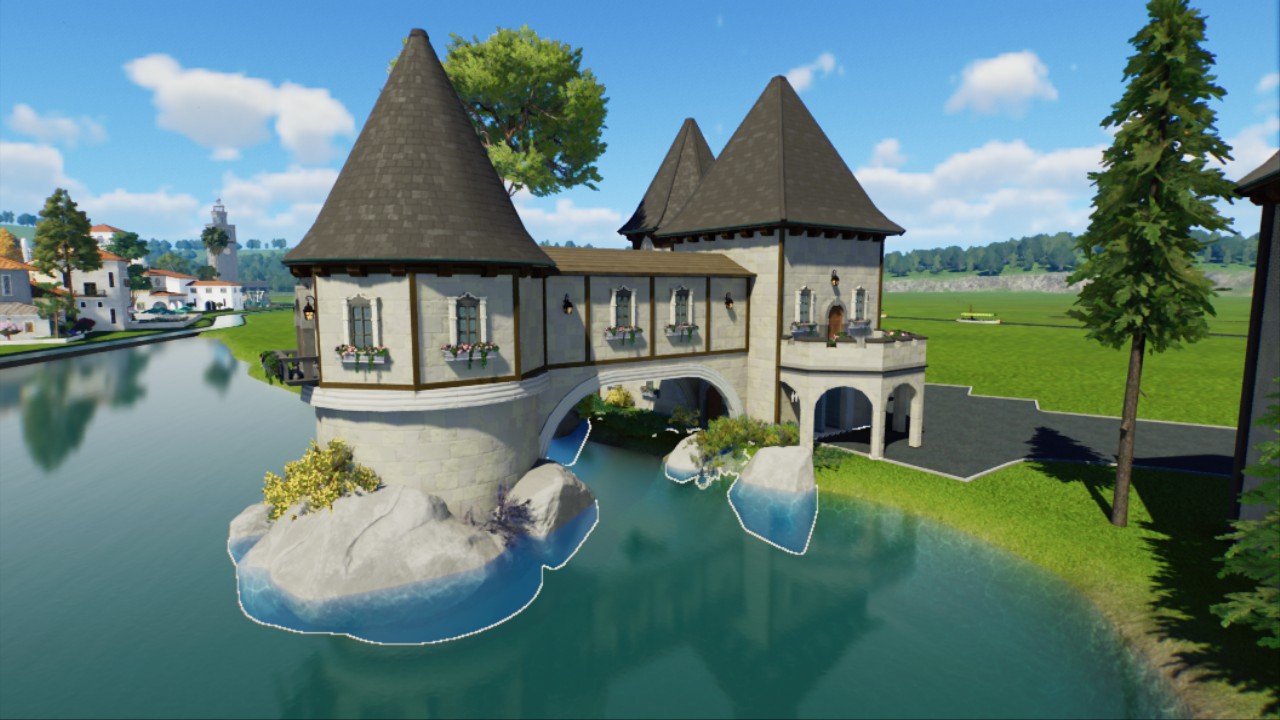 Medieval style shops