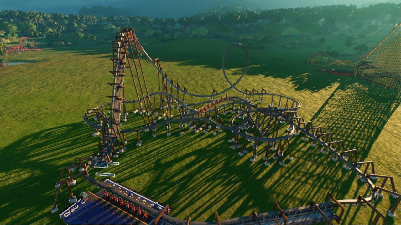 Mamba Ride Layout My version of black mamba - Workshop - Planet Coaster 2