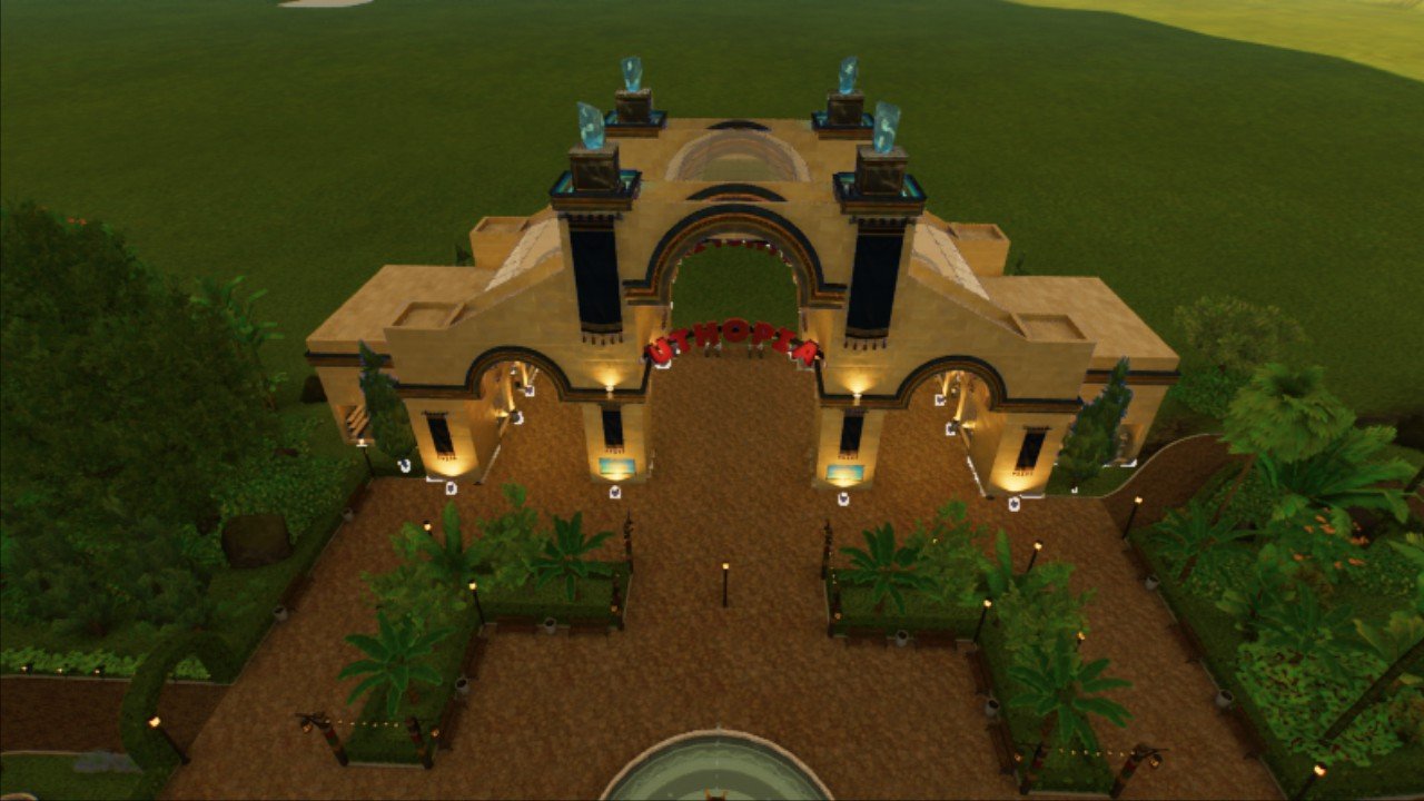 all theme park entrance