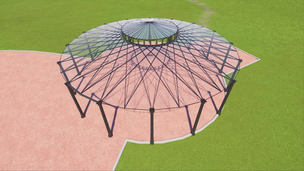 Pavillon rund  Round pavilion