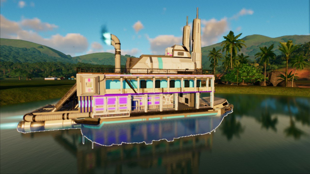 Scifi steam boat