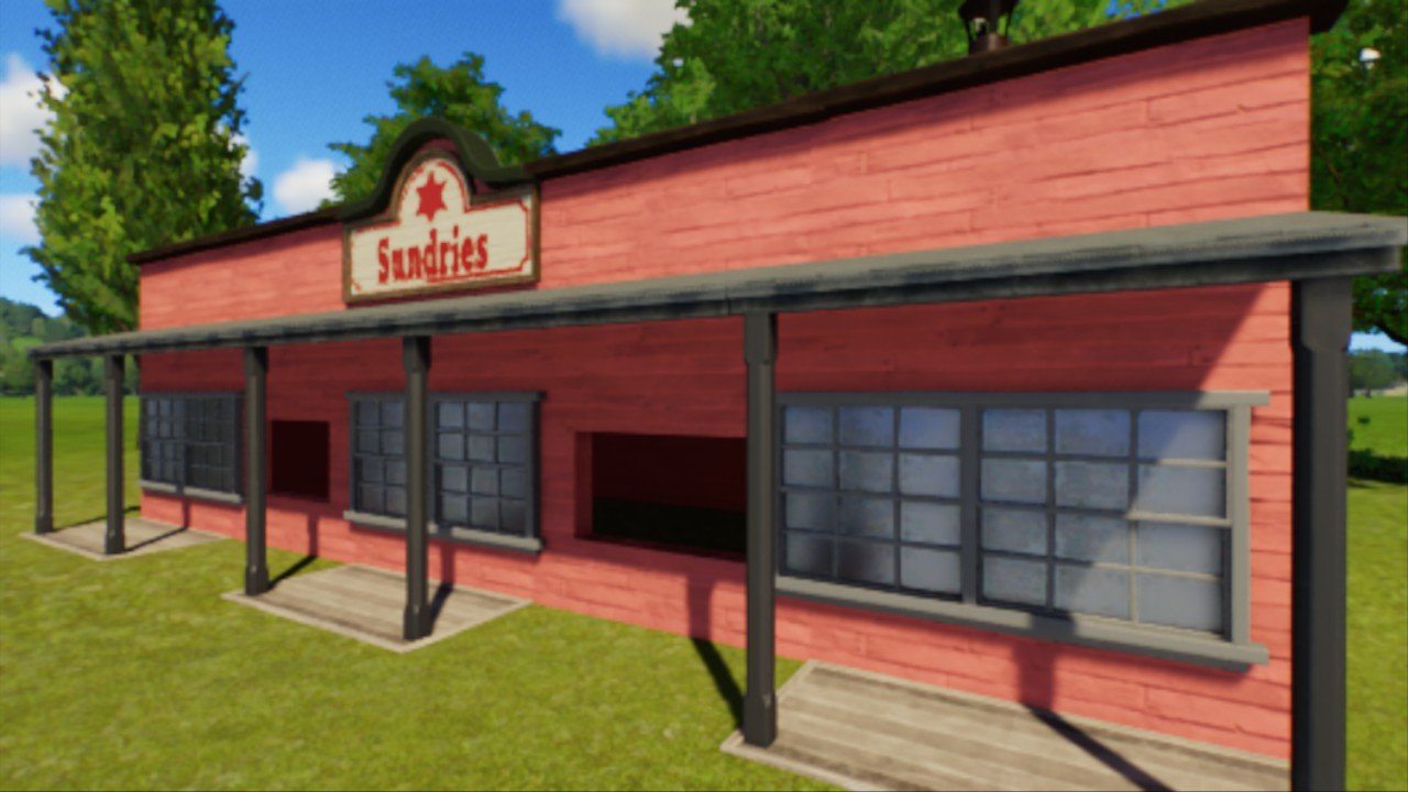 Weatern Shop Shell (Red)