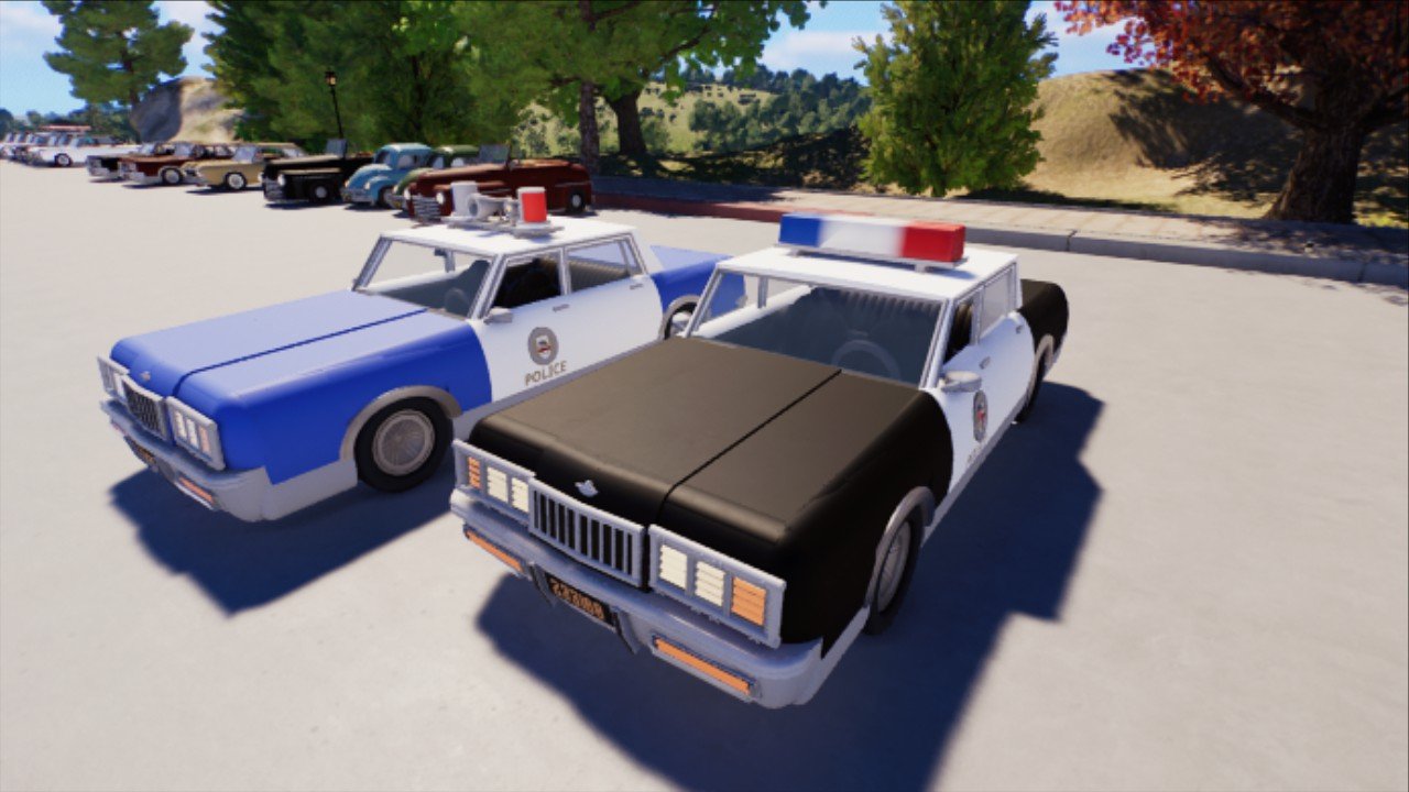 Police cars Chevrolet 1986
