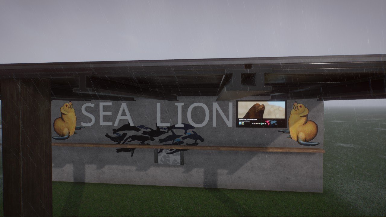 Animal talk seating cover sea lion