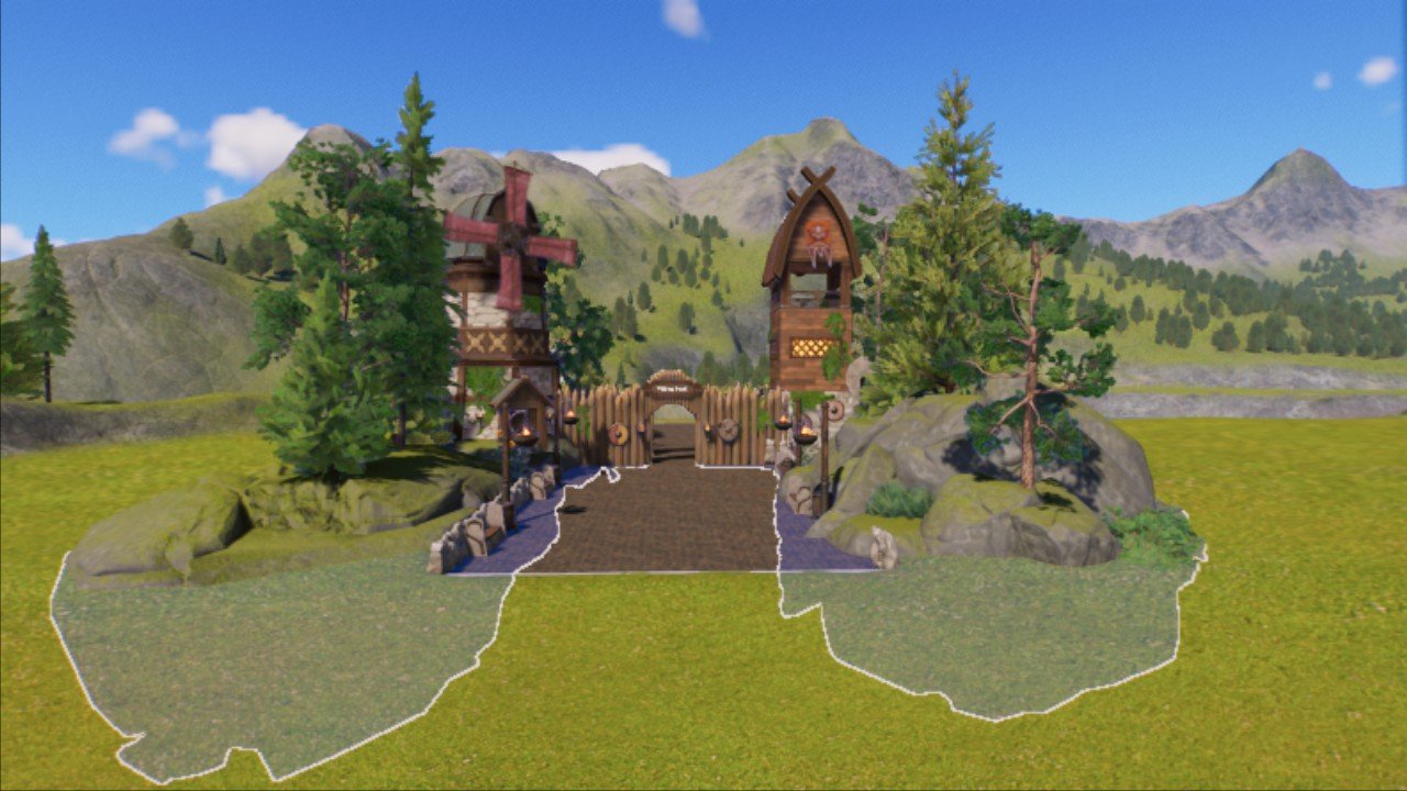 Viking Themed Entrance
