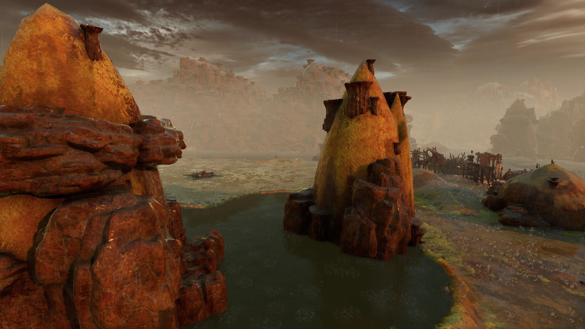 Crumbled canyon