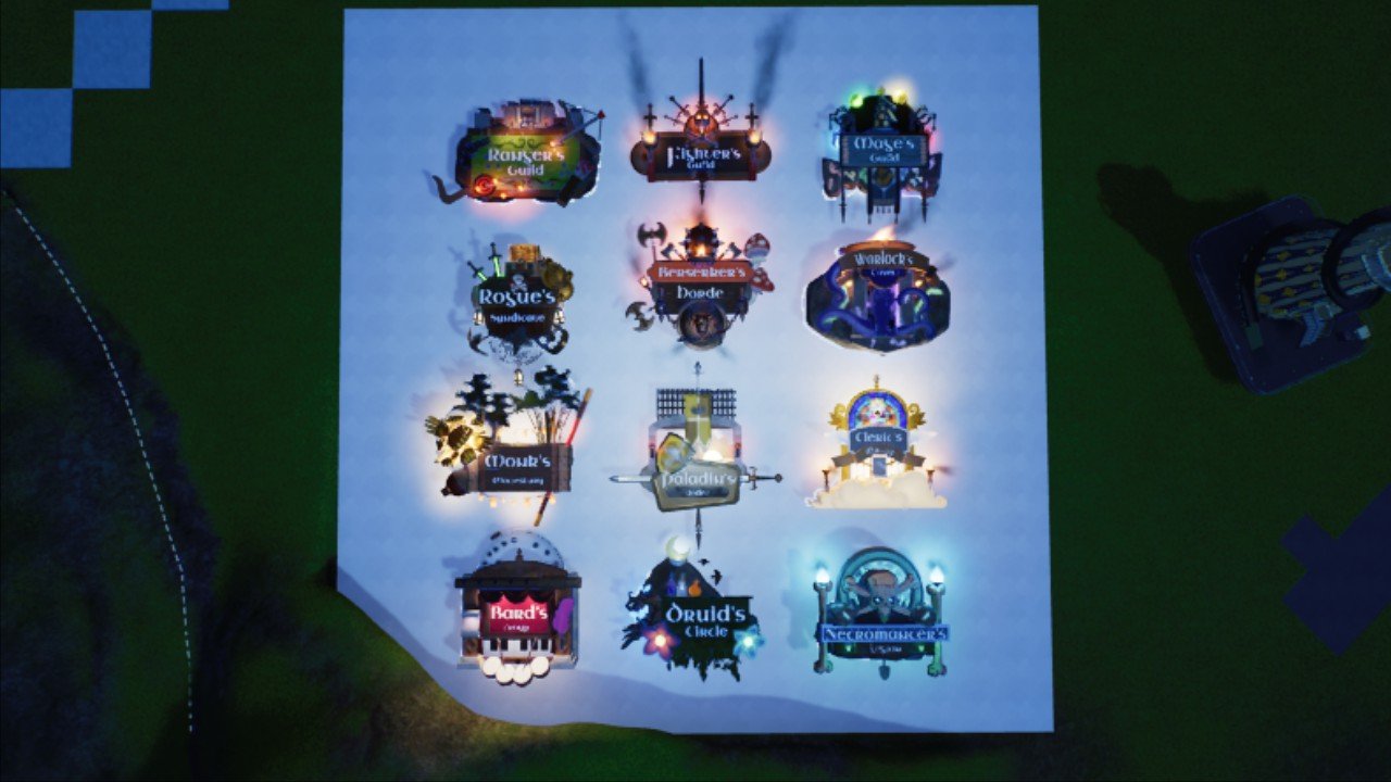 RPG Jobs Signs (12) 12 RPG Job Signs - Workshop - Planet Coaster 2