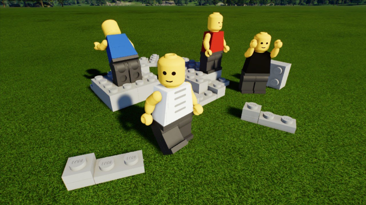 Lego minfig scene