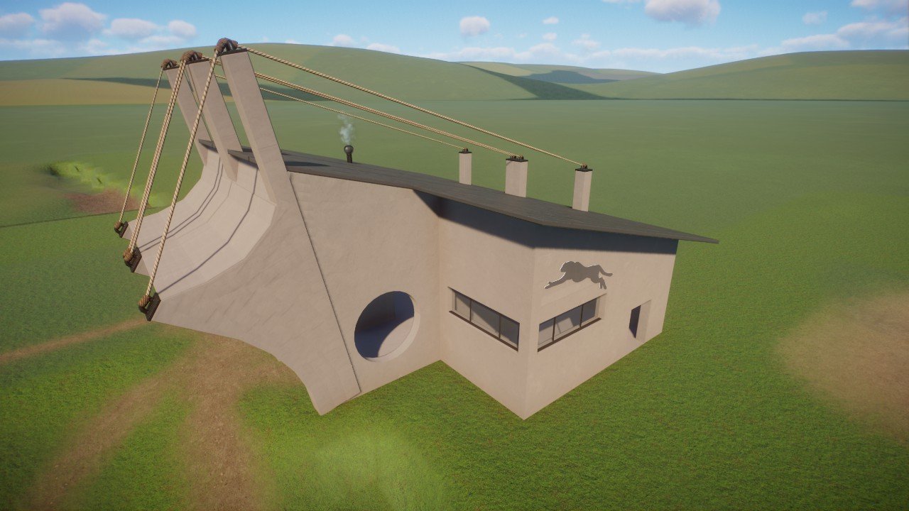 Modern gepard house fassade only