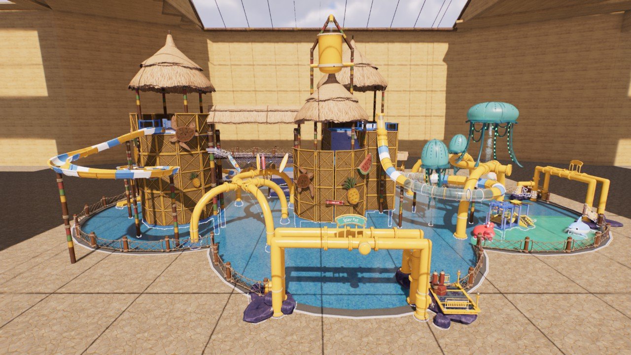 Splash Playground (Water Bucket) - Workshop - Planet Coaster 2