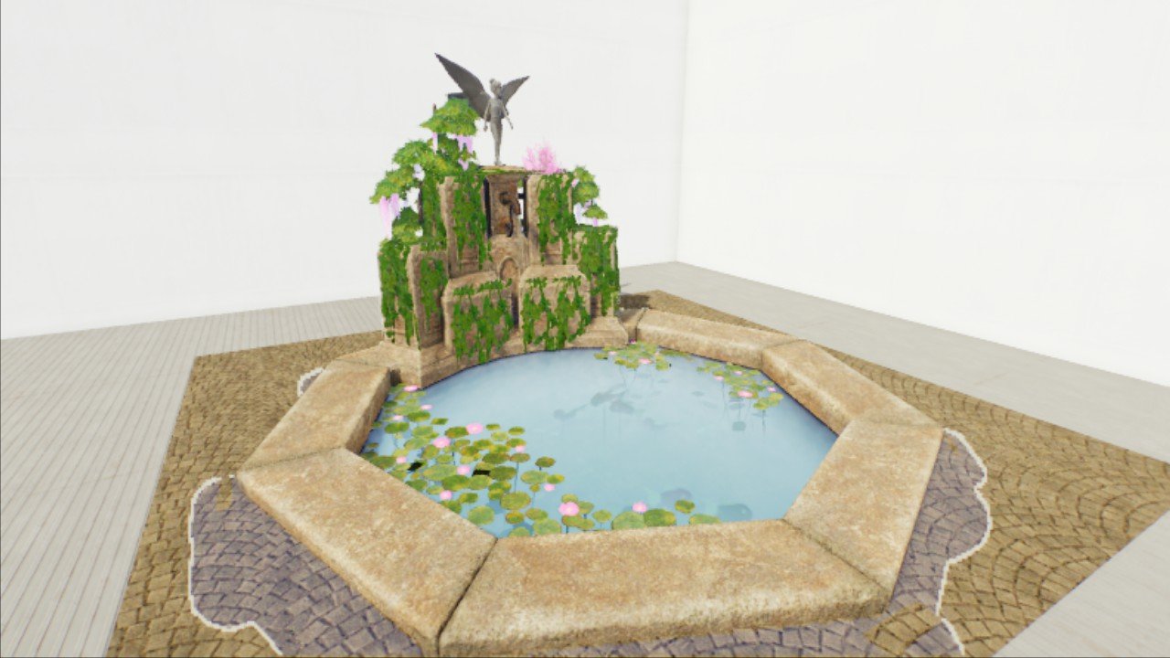Fairytale Fountain  Angel