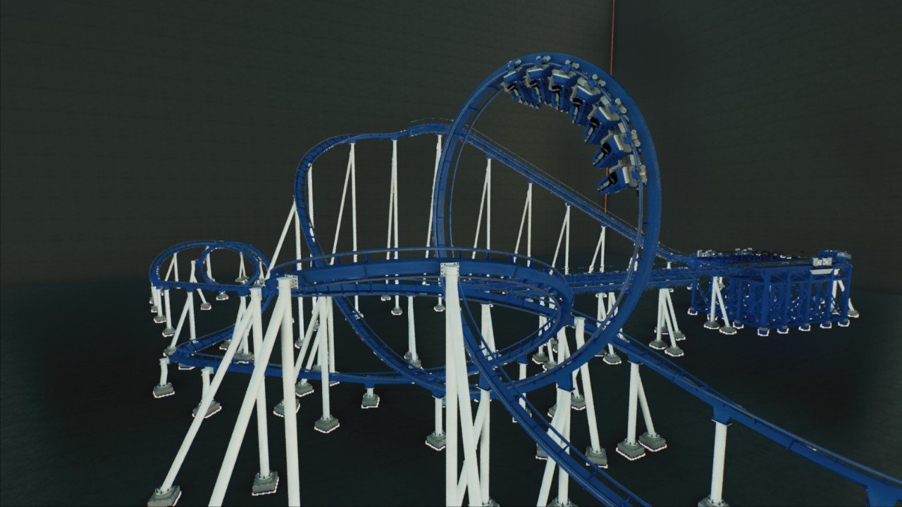 Patriot B&M Floorless Roller Coaster.