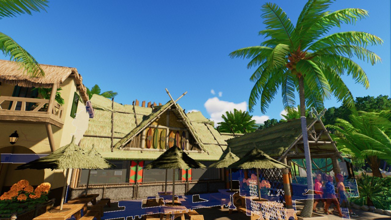 Tropical restaurant 2 - Workshop - Planet Coaster 2