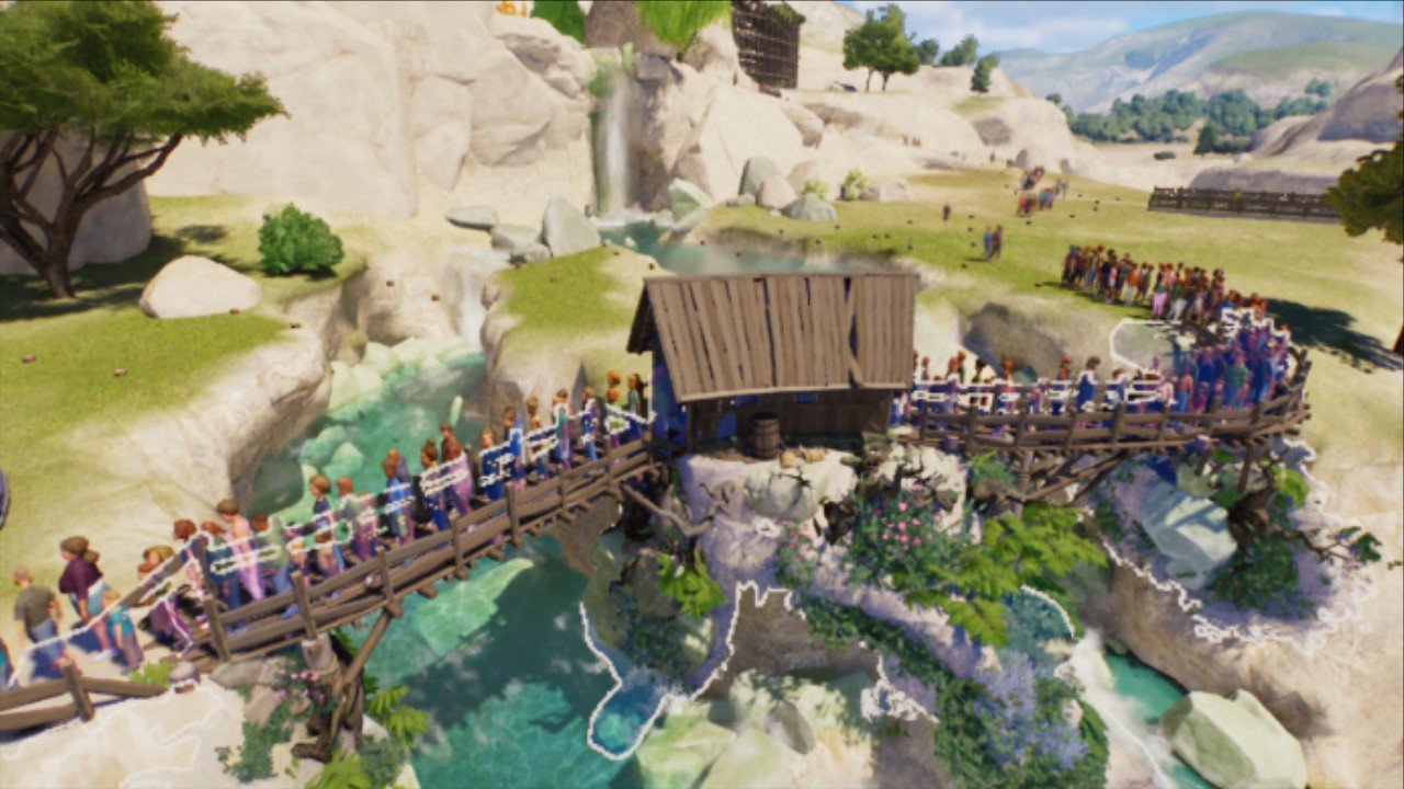 Ultra Detailed Medieval Wooden Bridge QUEUE