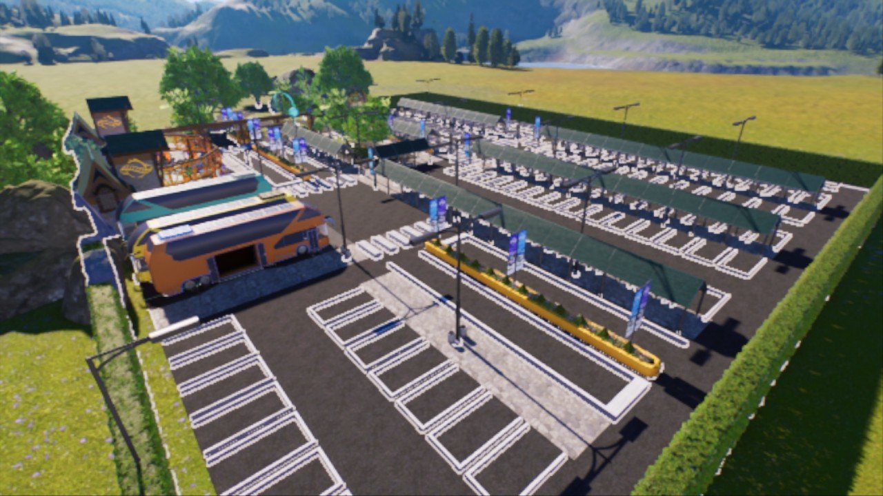 MYSTICAL WITCH CASTLE Park Entrance 2/2 - incl. Parking Lot, Bus parking