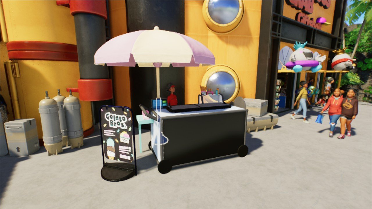 Gelato icecream cart