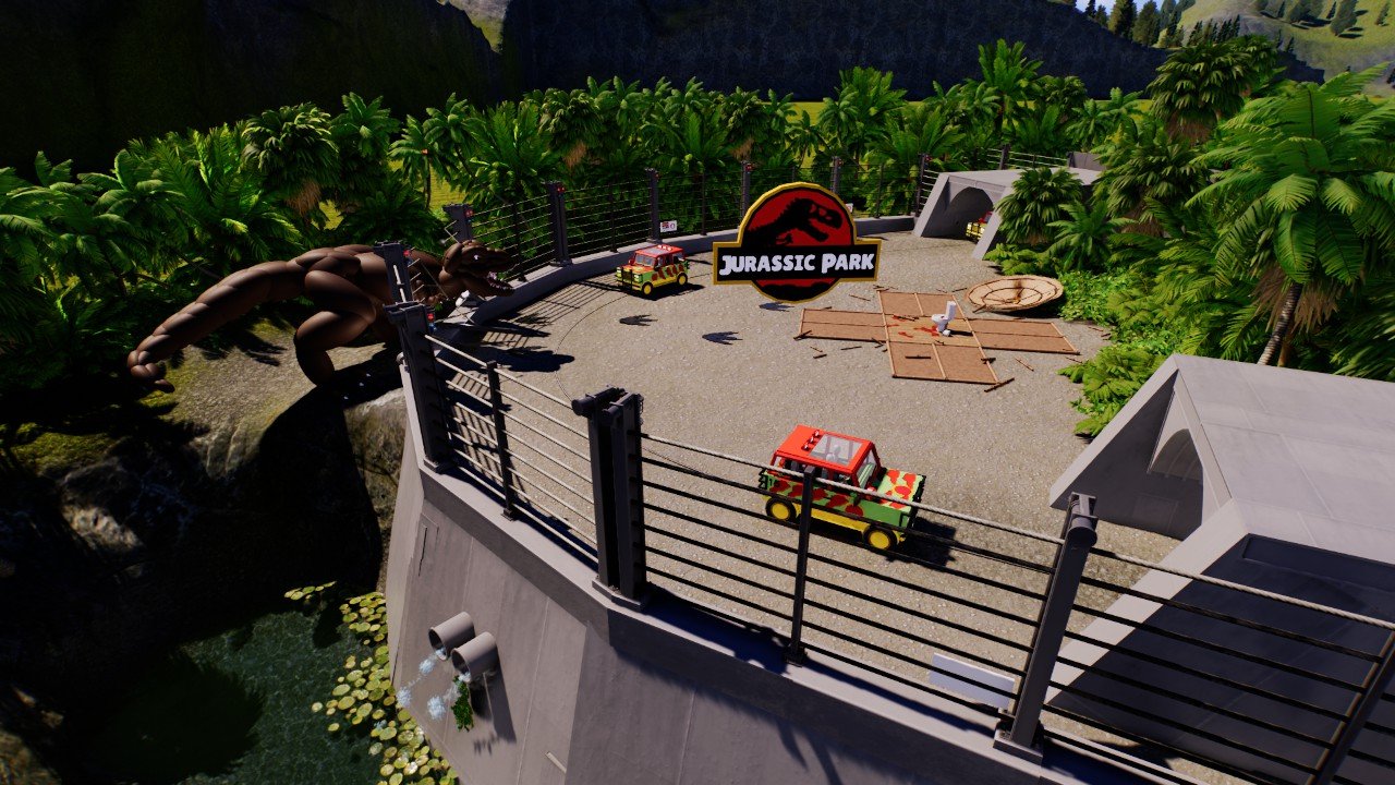 Jurassic Park Isla Nublar T-rex