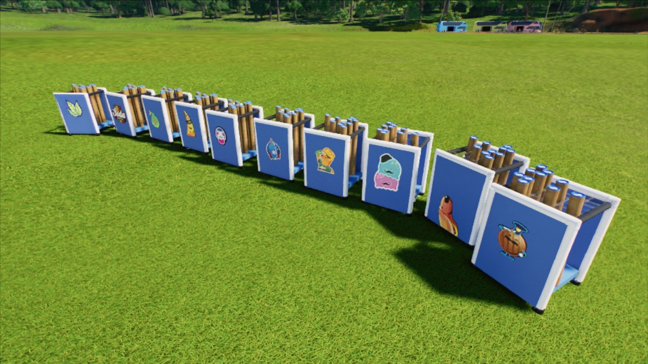 Brand poster stands (props)