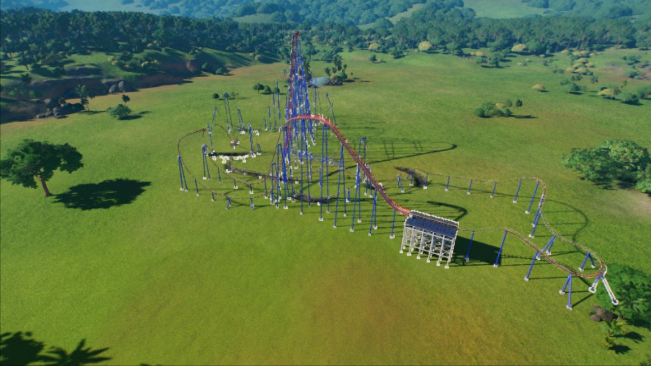 coaster with many loops tooscary