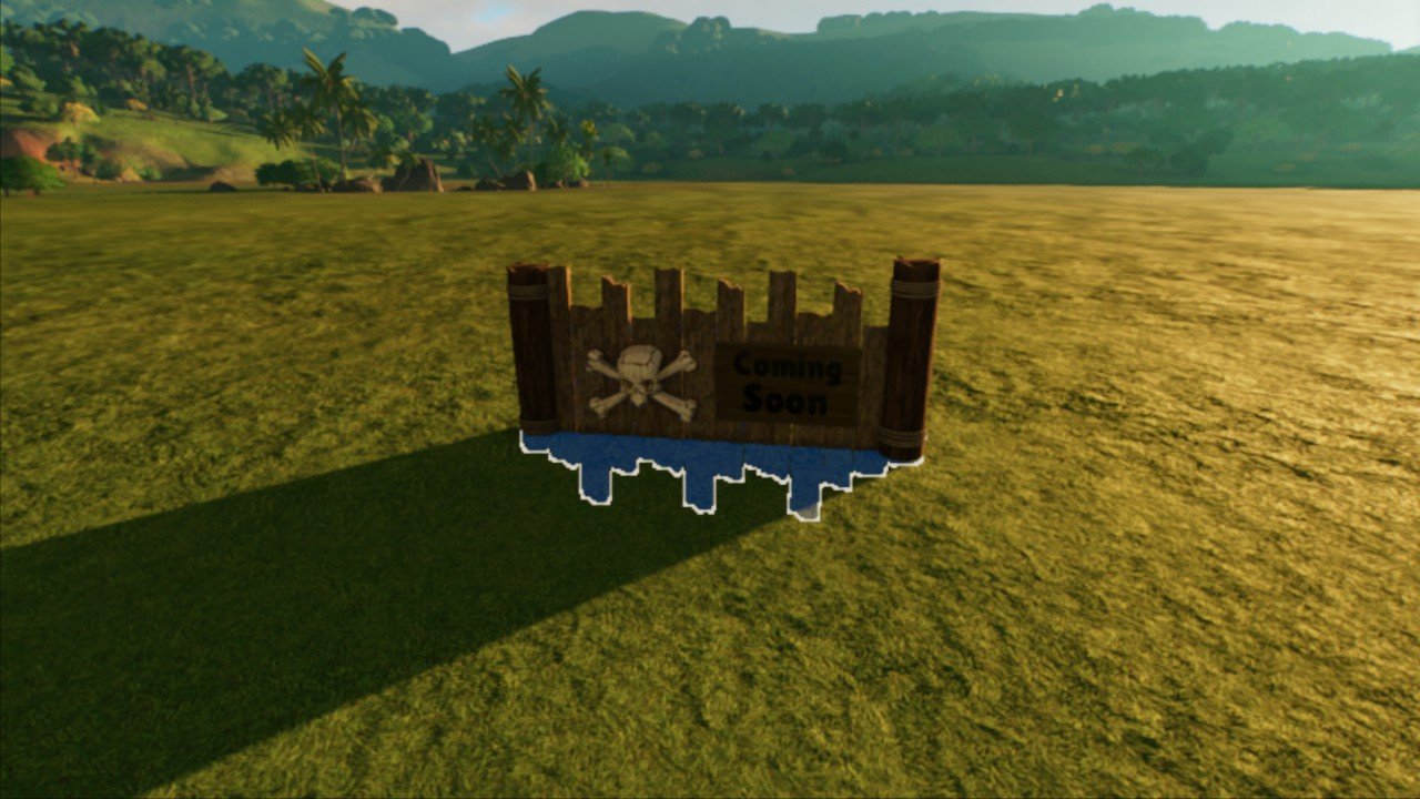 Pirate Coming Soon Fence
