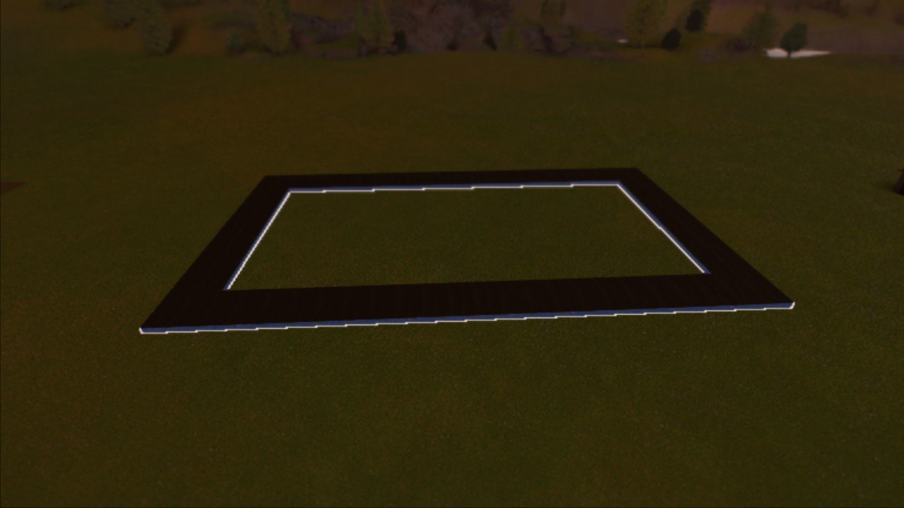 Just a Rectangle ~ 36m x 21m Plot - Workshop - Planet Coaster 2