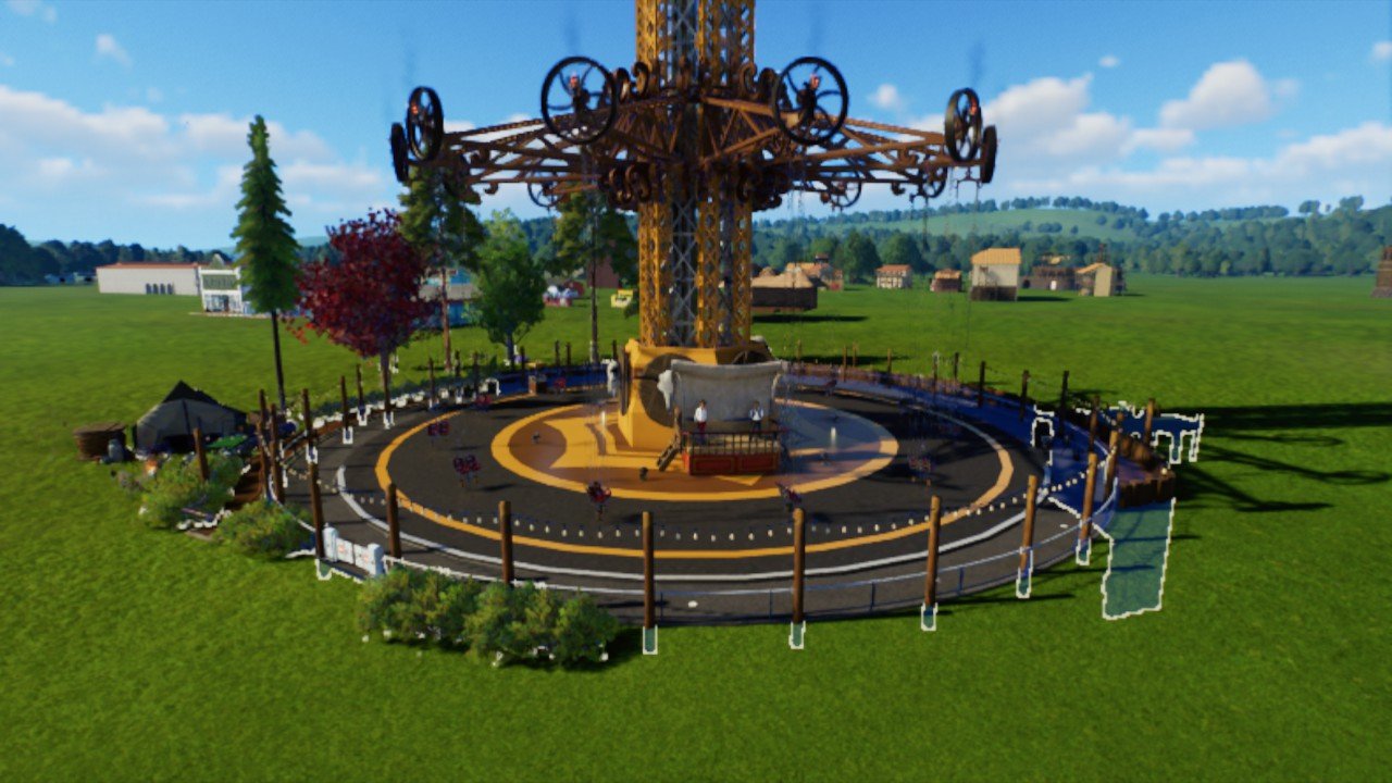 Solar Flare Ride Western Solar Flare - Workshop - Planet Coaster 2
