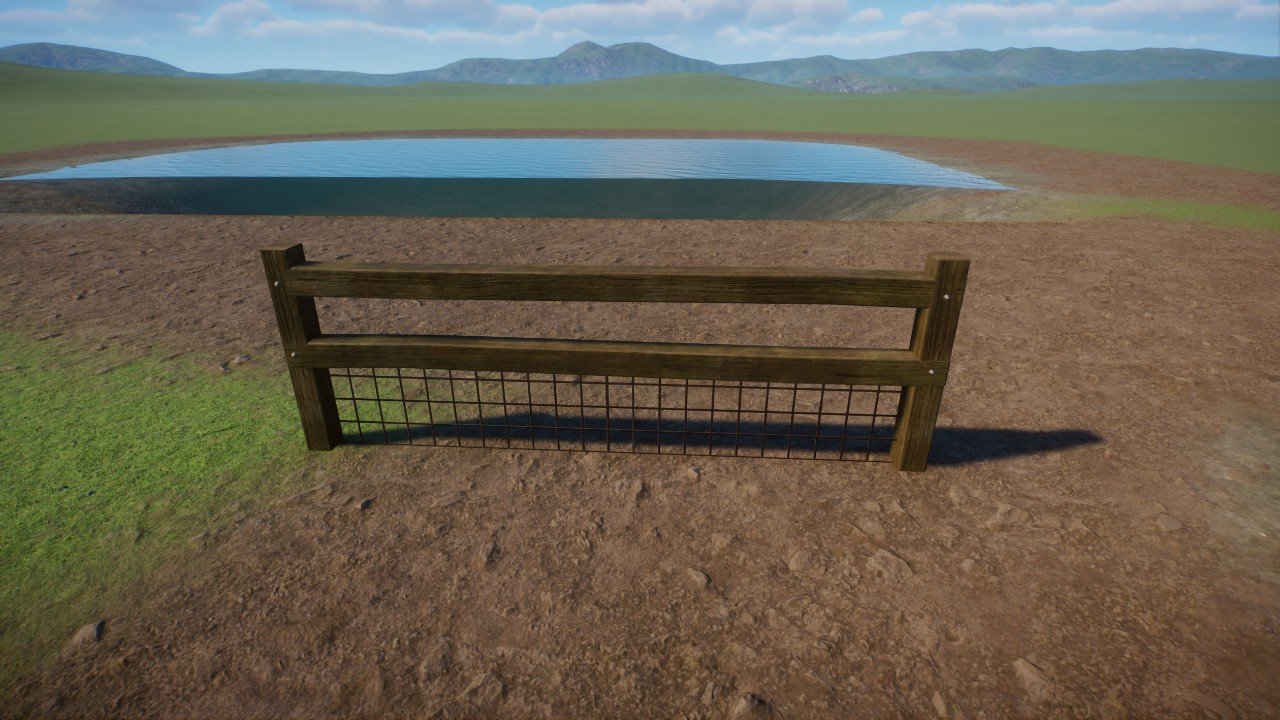 East Asian themed fence