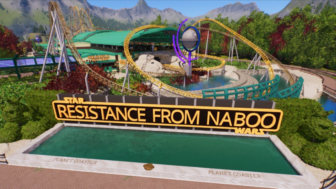 NOFXTEK STAR WARS RESISTANCE FROM NABOO DUELING COASTER (Part 1)