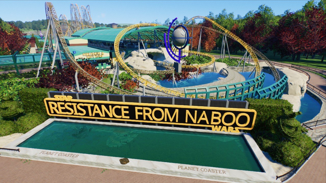 NOFXTEK STAR WARS RESISTANCE FROM NABOO DUELING COASTER (Part 1)