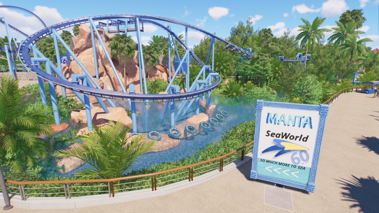 MANTA Sign SeaWorld Orlando