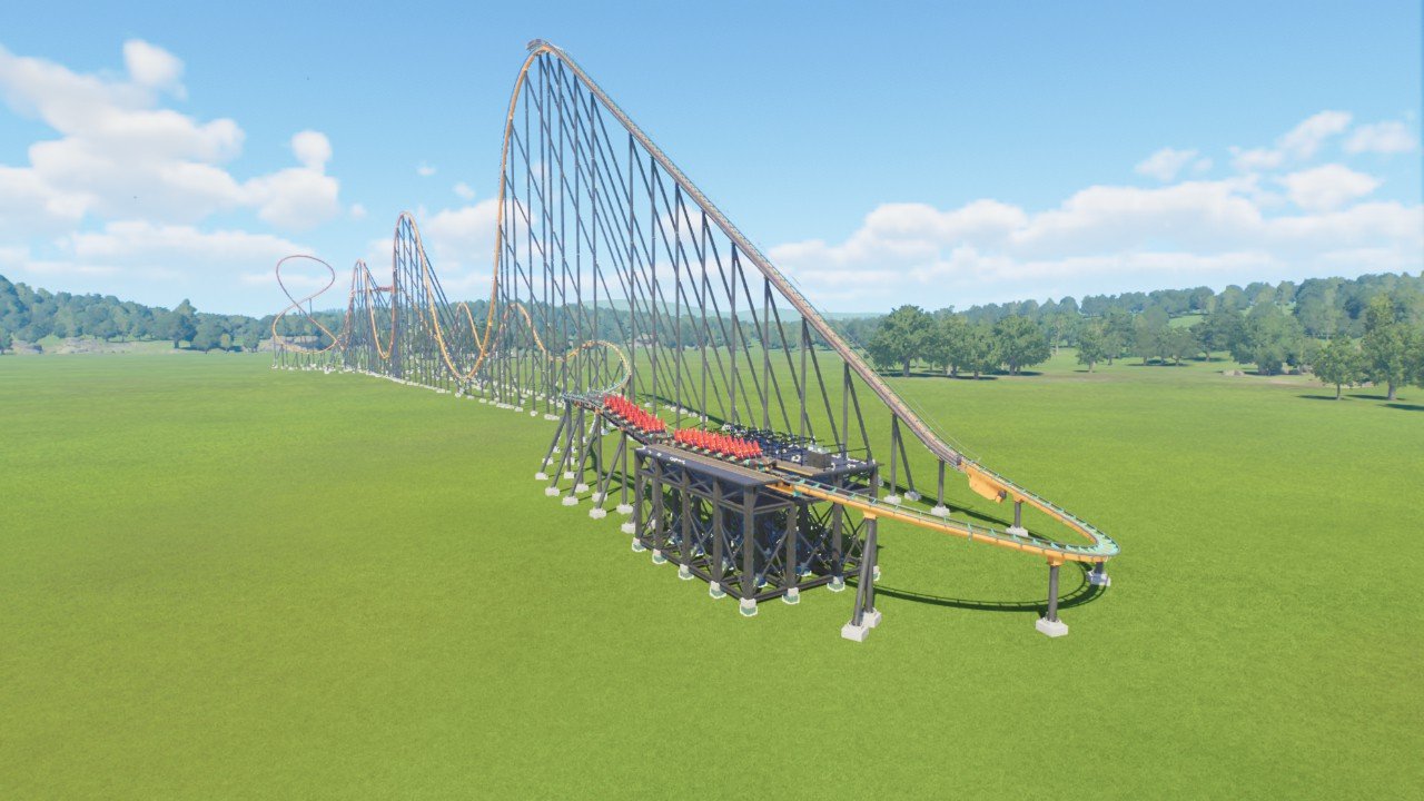 Hyper Coaster B&M Hyper - Workshop - Planet Coaster 2