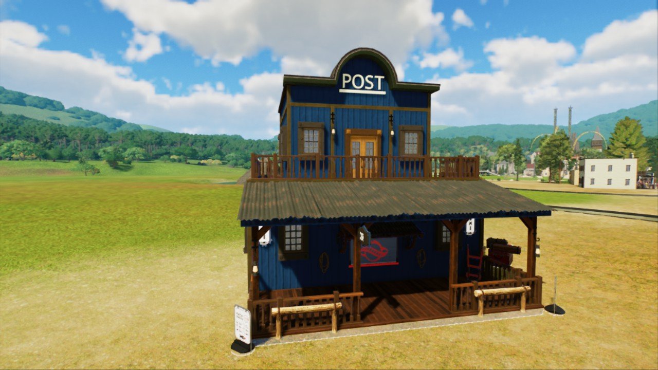 Western main street building