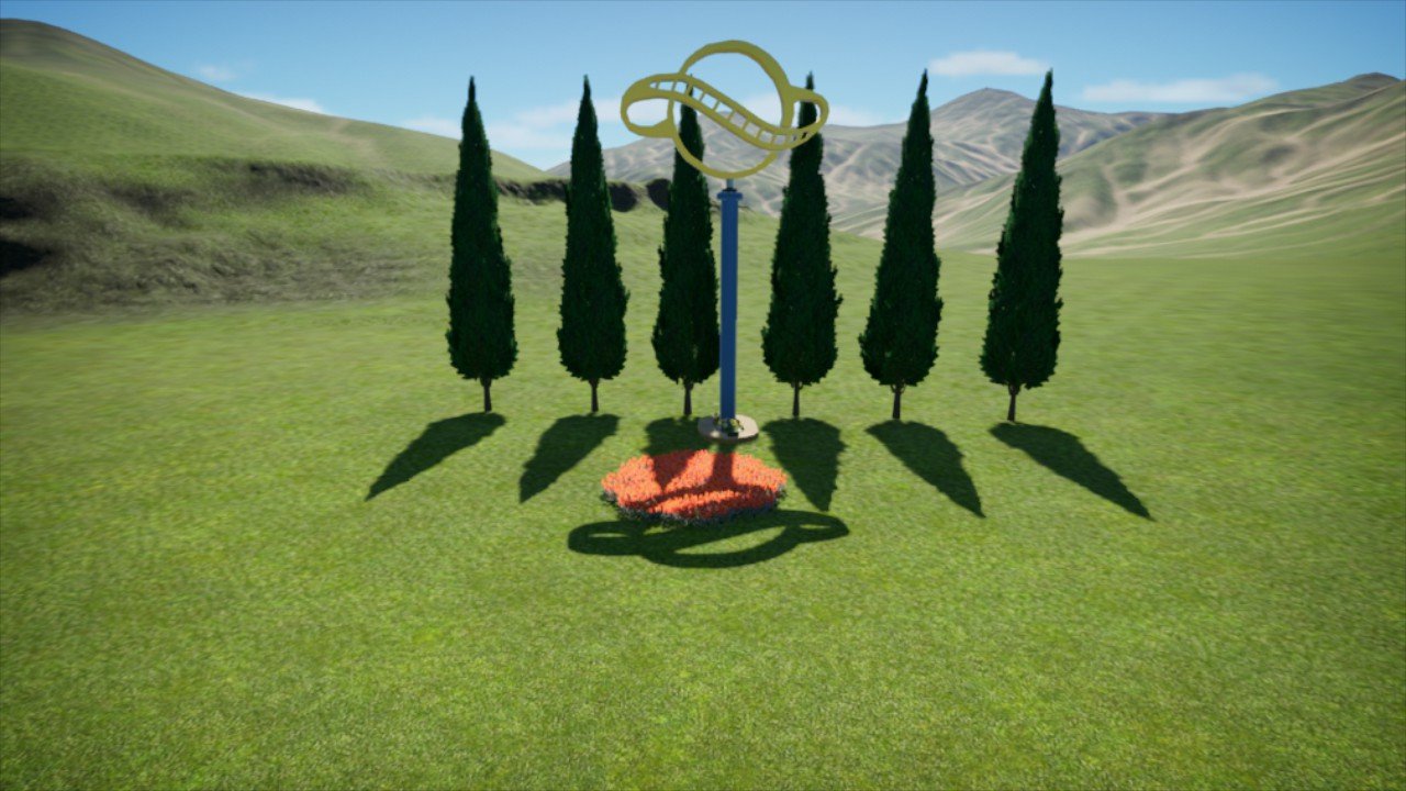 Cool planet coaster sign