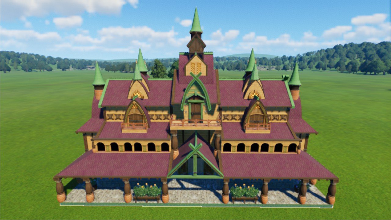 Large Viking building