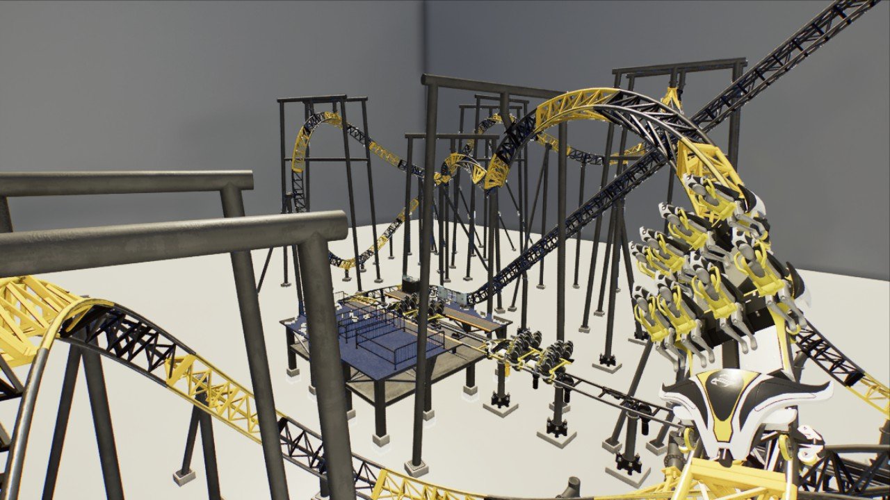 Compact 10 inversions coaster