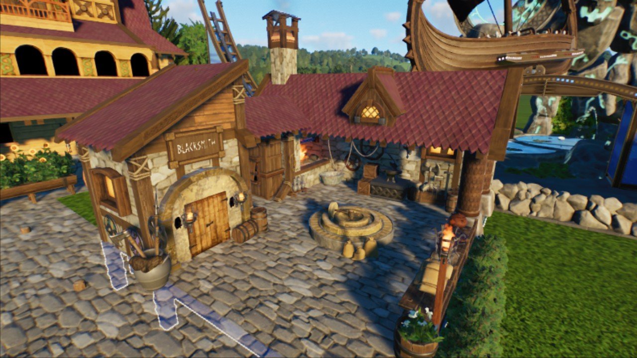 Viking blacksmith staff build