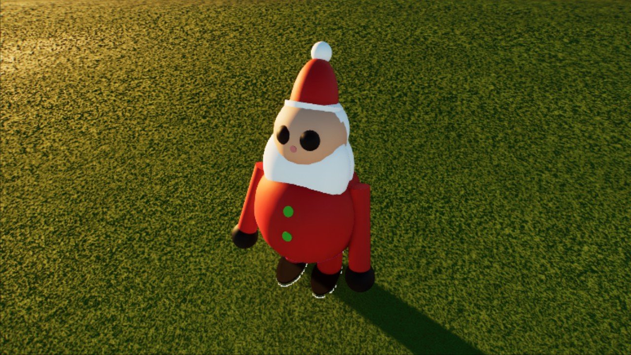 Santa sculpture
