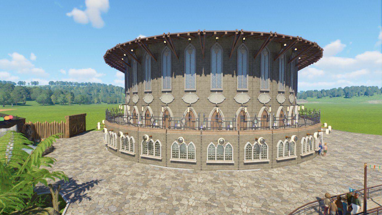 Flying theater indoor