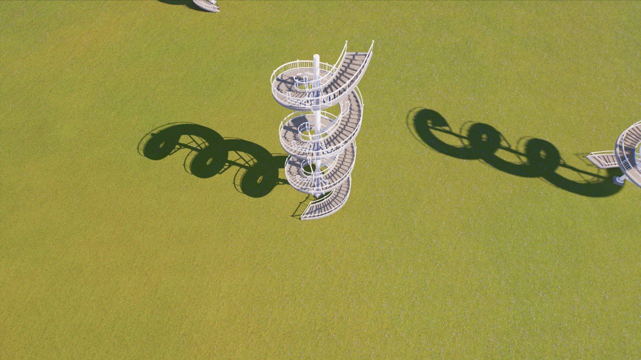 Spiral Staircase (RIGHT) (WHITE)