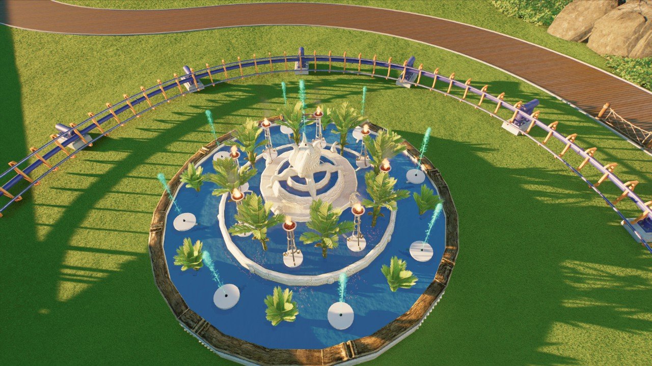 tropical fountain 