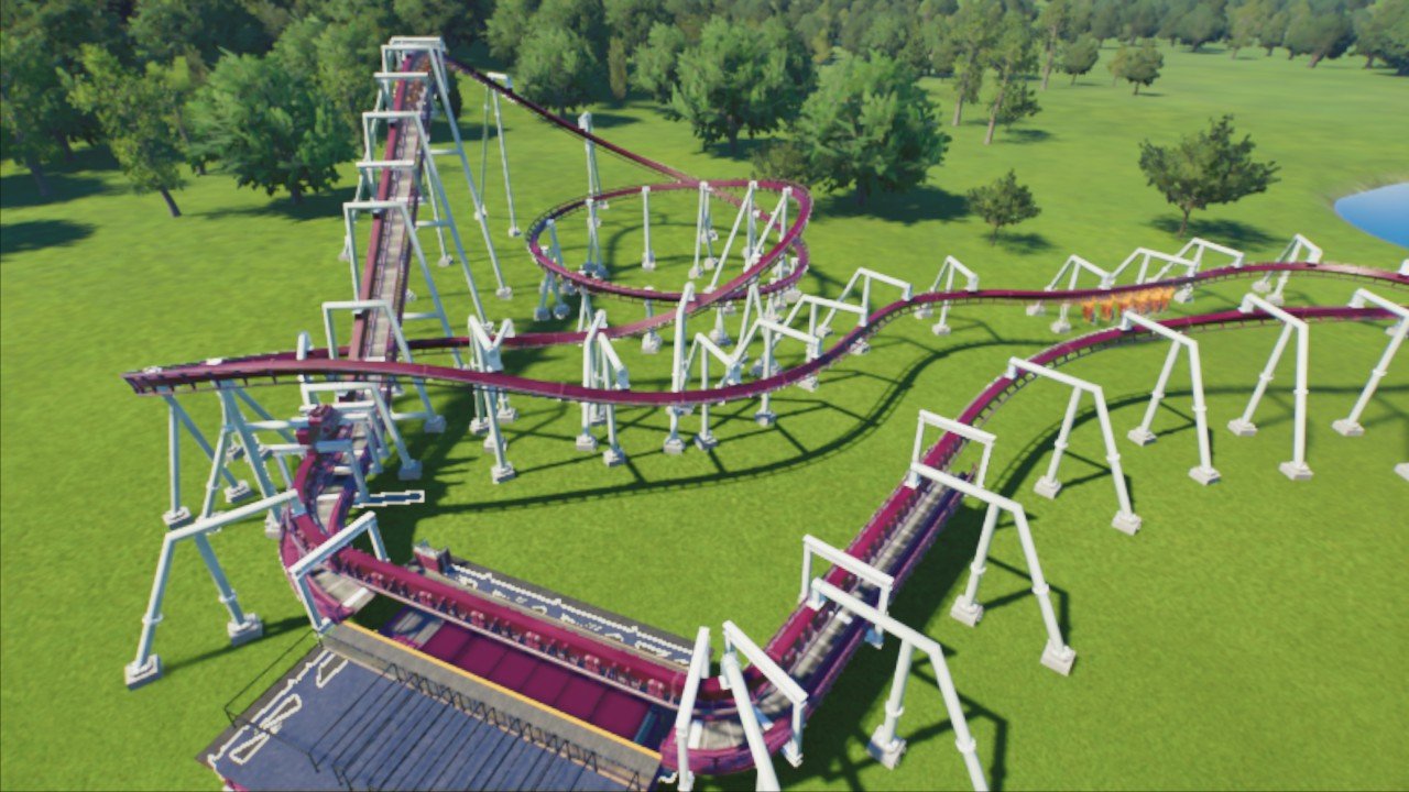 B&M Inverted Family Coaster - Workshop - Planet Coaster 2
