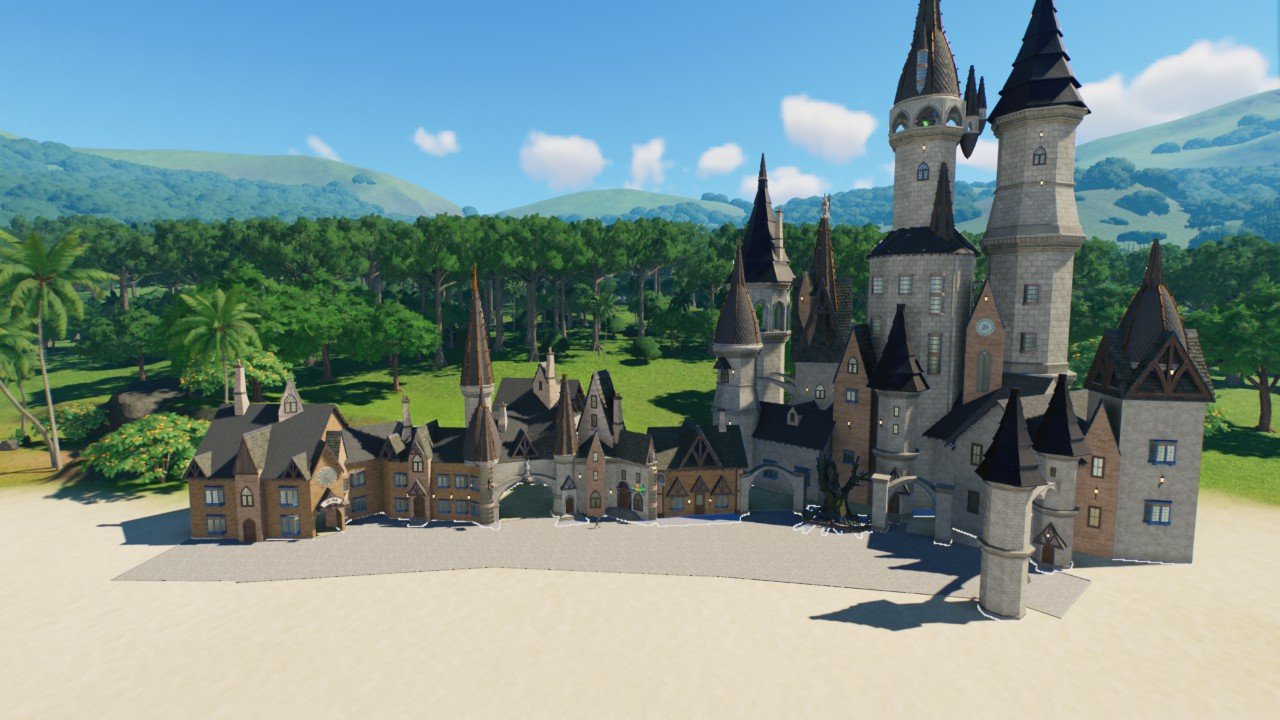 Wizard village and castle