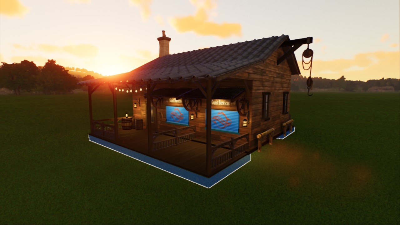 Nature Cabin Storefront Facade