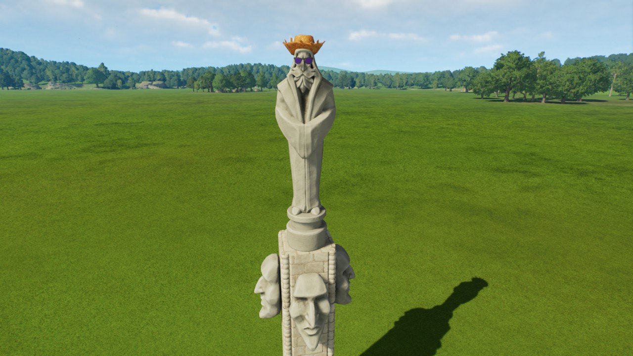 Chill wizard statue