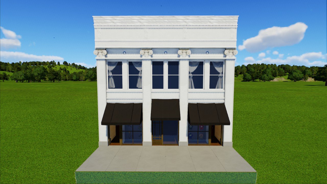 Modern Town Building 02