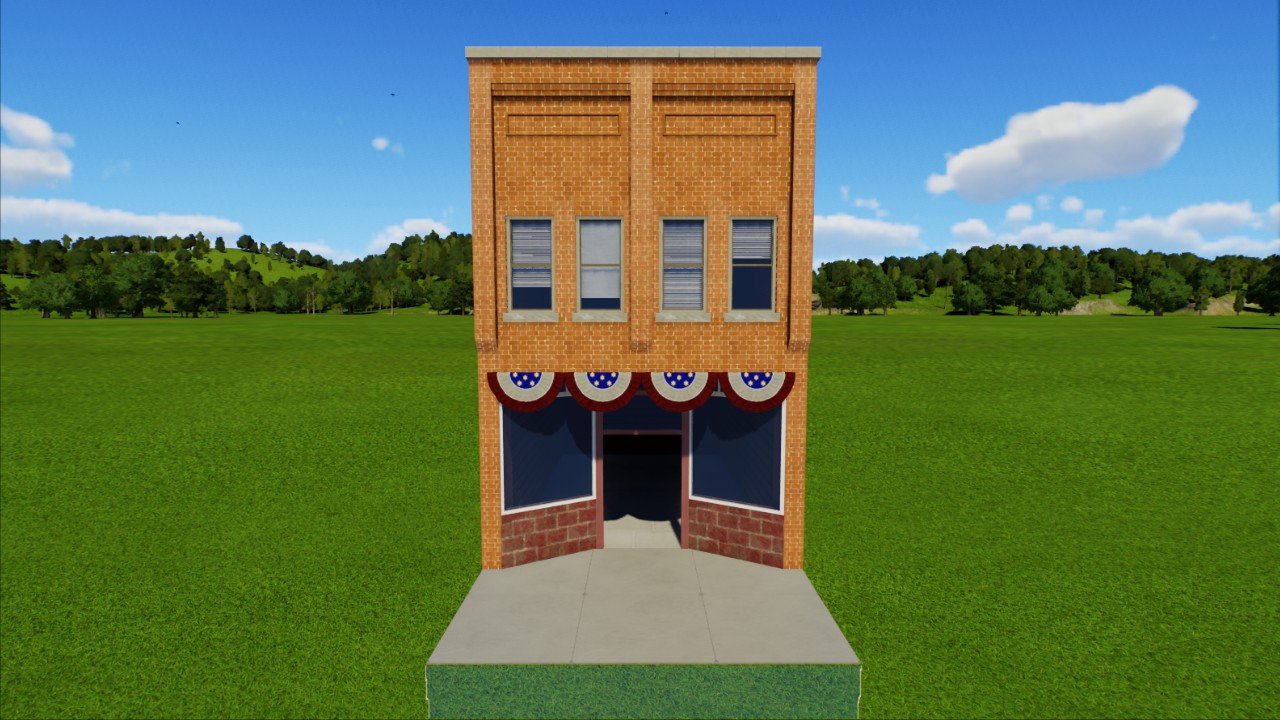 Modern Town Building 03