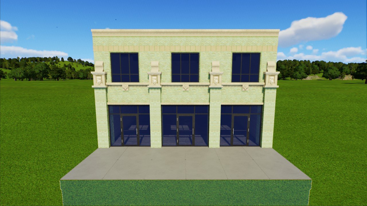 Modern Town Building 07