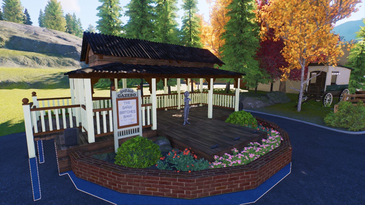 Spotlight Gazebo stage Dollywood