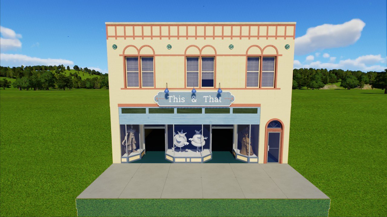 Modern Town Building 08