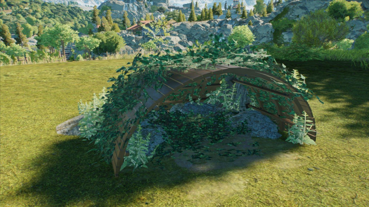 Wooden Shelter Land Small Nest